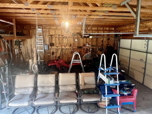 7125 S Military Rd, Grayling, MI 49738 - view of garage