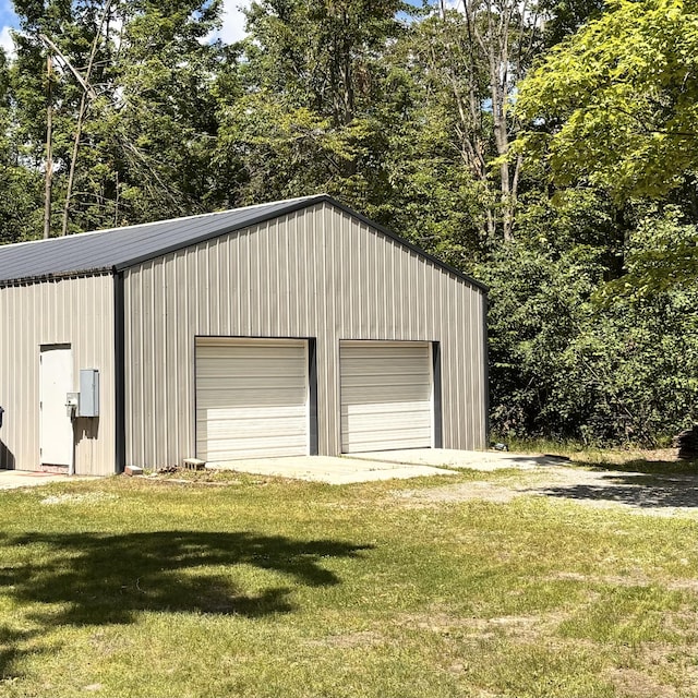 10279 N Sherman Rd, Frederic, MI 49733 - view of detached garage