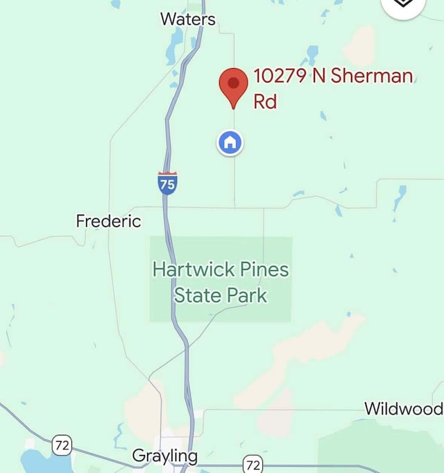 10279 N Sherman Rd, Frederic, MI 49733 - map / location