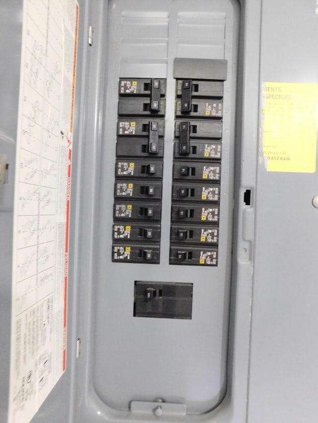 4616 Martin Dr, Frederic, MI 49733 - utility room featuring electric panel