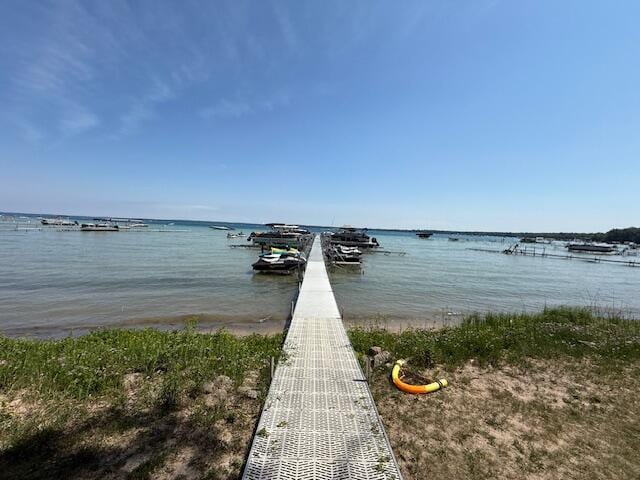 119 Ethel Dr, Roscommon, MI 48653 - dock with a water view