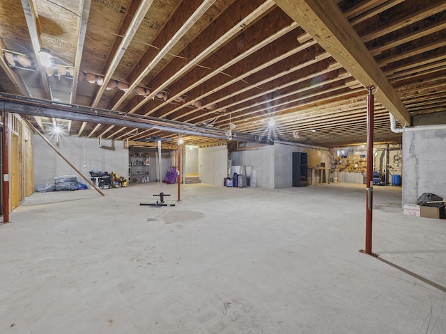 6552 High Trees Ct, Gaylord, MI 49735 - view of unfinished basement