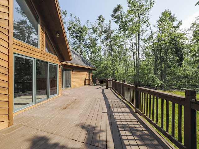 6552 High Trees Ct, Gaylord, MI 49735 - view of deck