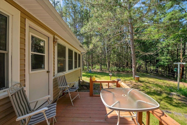 2951 N Palmer Rd, Onaway, MI 49765 - deck with a yard