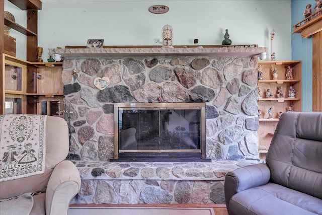 2951 N Palmer Rd, Onaway, MI 49765 - detailed view of a fireplace