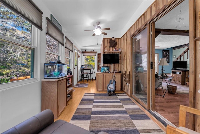 2951 N Palmer Rd, Onaway, MI 49765 - sunroom with wood finished floors