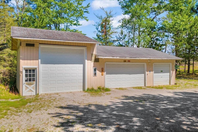 2951 N Palmer Rd, Onaway, MI 49765 - view of detached garage