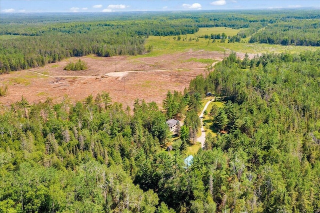 2951 N Palmer Rd, Onaway, MI 49765 - bird's eye view of a heavily wooded area