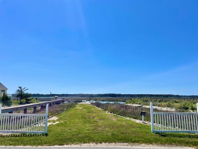 7669 E Side Rd, Chincoteague, VA 23336 - view of yard featuring a water view