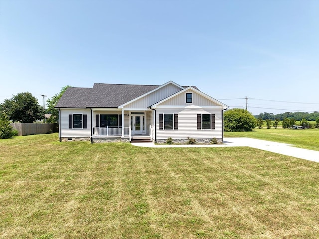 27192 Castle Row, Cape Charles, VA 23310 - view of front facade with a porch and a shingled roof