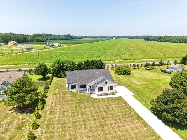 27192 Castle Row, Cape Charles, VA 23310 - aerial view of sparsely populated area featuring rows of crops