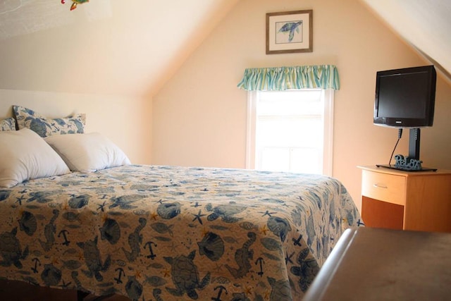 405 Randolph Ave, Cape Charles, VA 23310 - bedroom with lofted ceiling