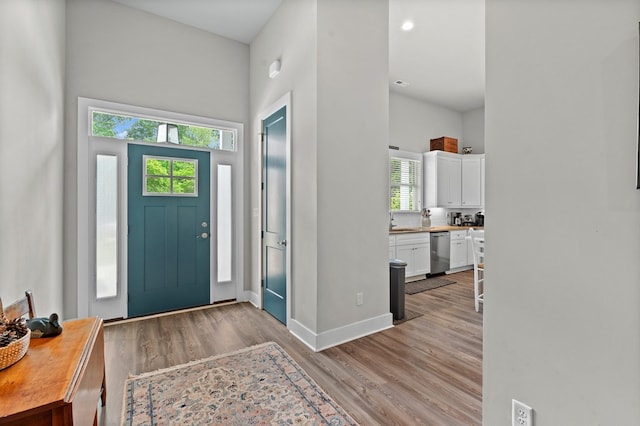 8 Perny Ct, Cape Charles, VA 23310 - foyer entrance featuring light wood finished floors and baseboards