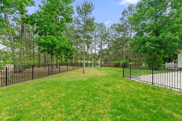 8 Perny Ct, Cape Charles, VA 23310 - view of yard with a water view and fence