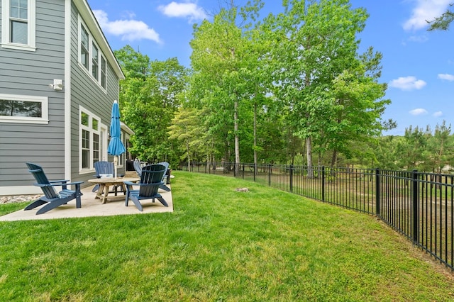 8 Perny Ct, Cape Charles, VA 23310 - view of yard featuring a patio and a fenced backyard