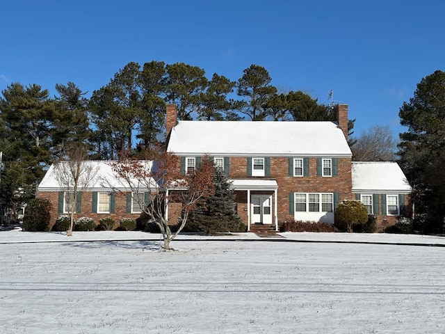 view of colonial inspired home