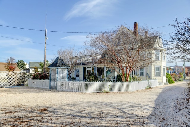 view of front of home