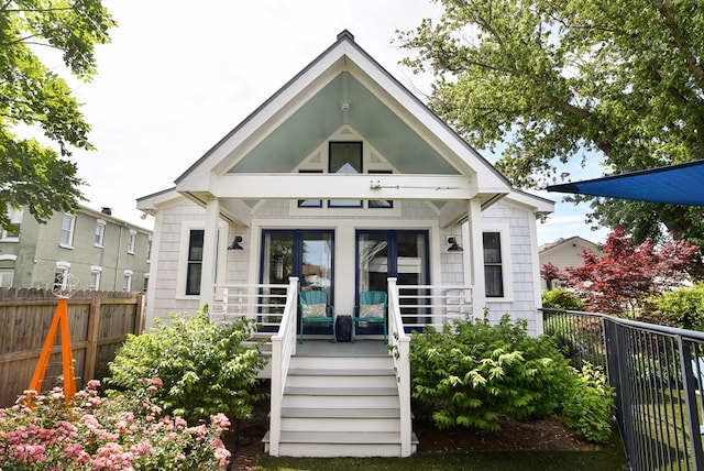 420 Randolph Ave, Cape Charles, VA 23310 - view of front facade with covered porch