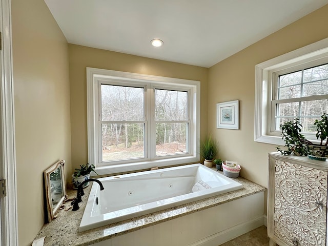 17481 Mitchell Ln, Parksley, VA 23421 - full bath with a tub with jets