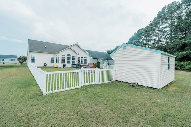 37275 Longboat Ct, Greenbackville, VA 23356 - view of yard featuring an outdoor structure