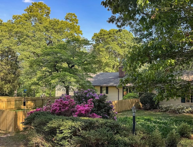 35197 Hillsborough Dr, Belle Haven, VA 23306 - view of side of property with a chimney