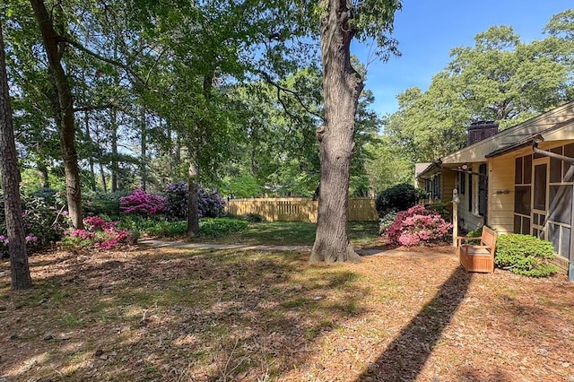 35197 Hillsborough Dr, Belle Haven, VA 23306 - view of yard with a sunroom