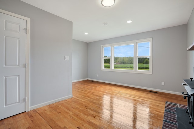 interior space featuring light hardwood / wood-style flooring