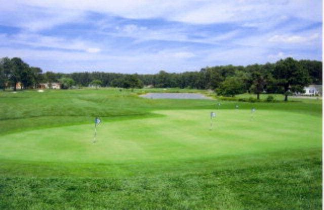 view of property's community featuring golf course view