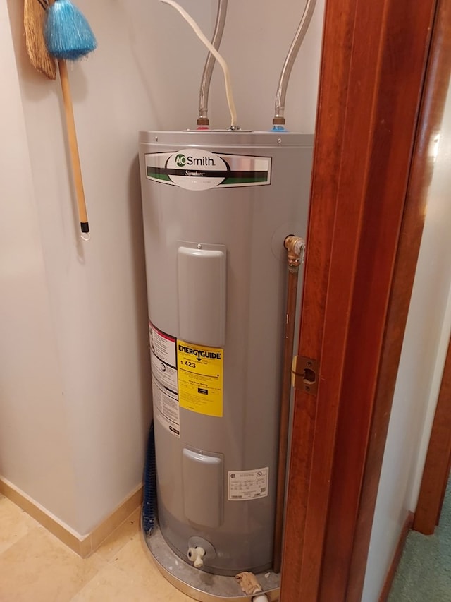 utilities with electric water heater