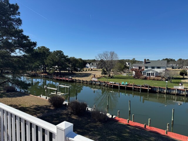 20444 Baldpate Ln, Onancock, VA 23417 - dock featuring a water view