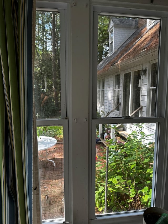 doorway to outside with plenty of natural light