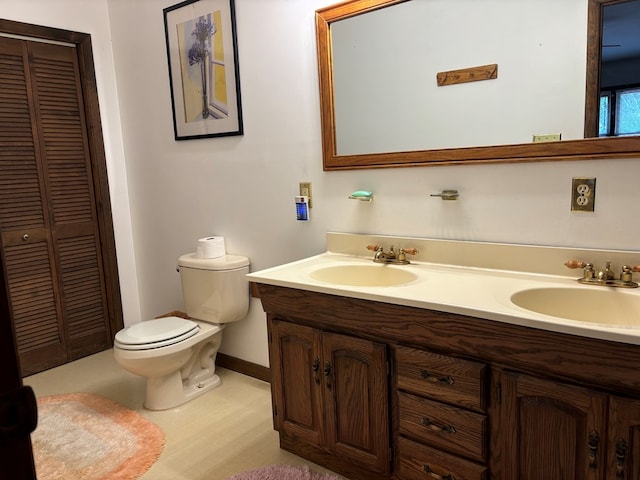 26491 Mason Rd, Bloxom, VA 23308 - bathroom with vanity and toilet