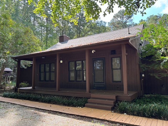 26491 Mason Rd, Bloxom, VA 23308 - view of front of home featuring covered porch