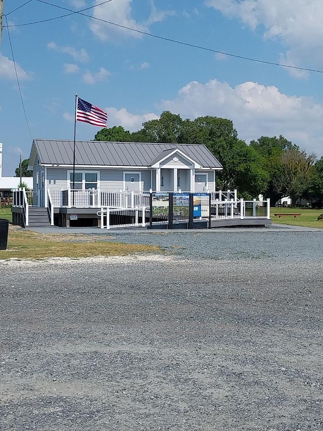 view of front of home