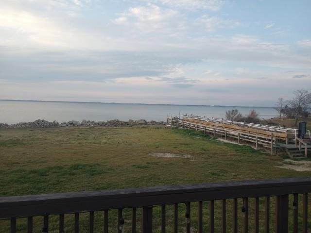 property view of water featuring a rural view