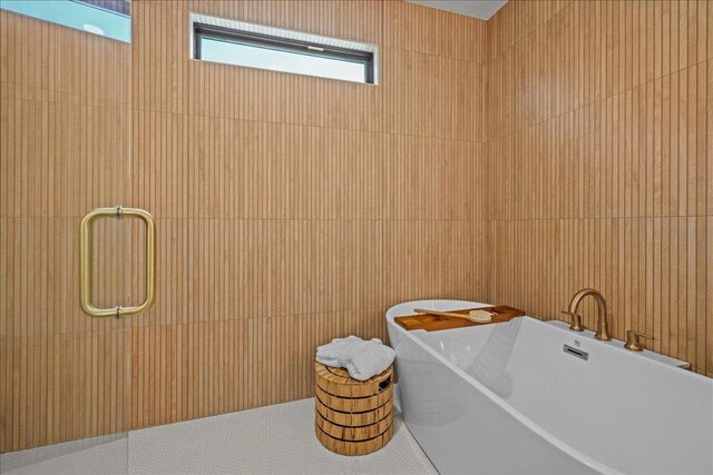 22231 Verlinda Lndg S, Cape Charles, VA 23310 - bathroom featuring a freestanding tub and a sink