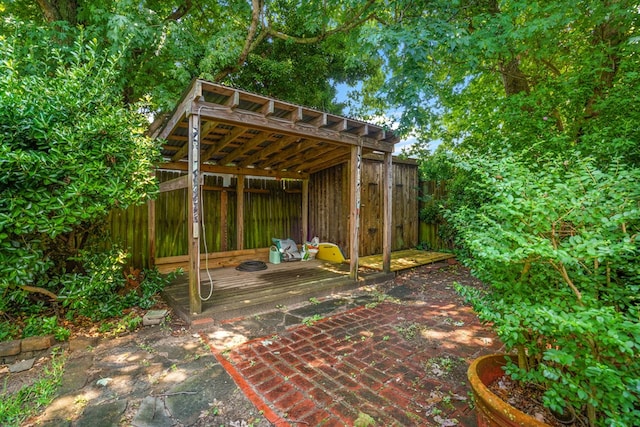 4282 Main St, Chincoteague, VA 23336 - view of patio / terrace featuring a wooden deck