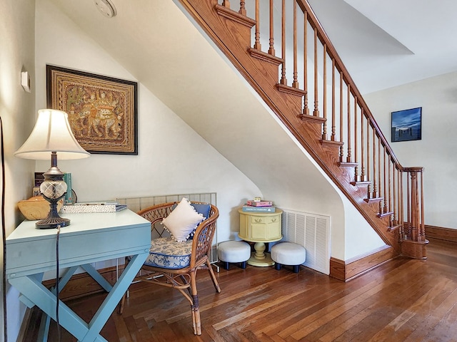 interior space featuring hardwood / wood-style floors