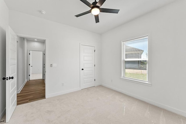 22199 Verlinda Lndg S, Cape Charles, VA 23310 - unfurnished bedroom with carpet floors and ceiling fan