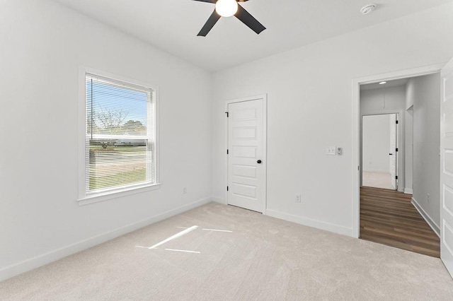 22199 Verlinda Lndg S, Cape Charles, VA 23310 - unfurnished bedroom featuring carpet and a ceiling fan