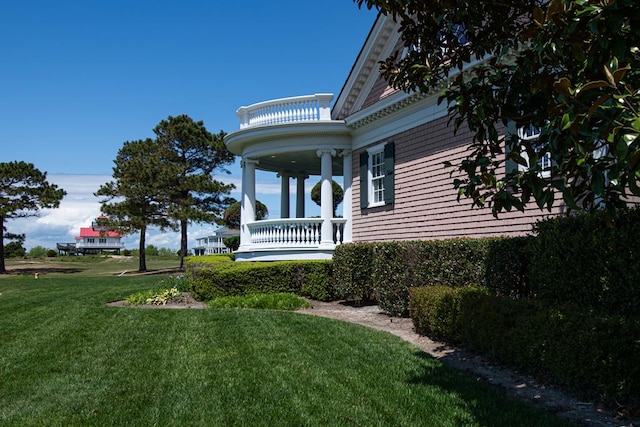 exterior space featuring a porch