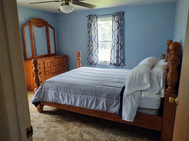 30007 Kilmon Ln, Hacksneck, VA 23358 - carpeted bedroom with ceiling fan