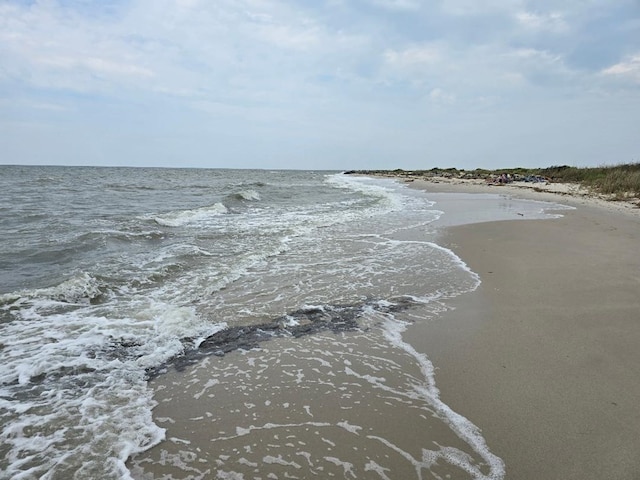 property view of water with a view of the beach