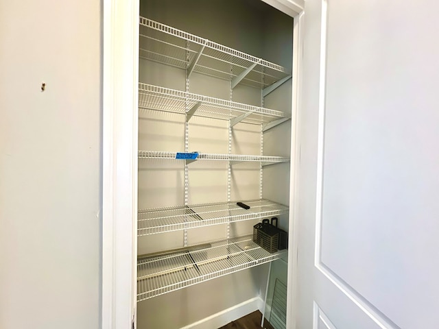 view of pantry