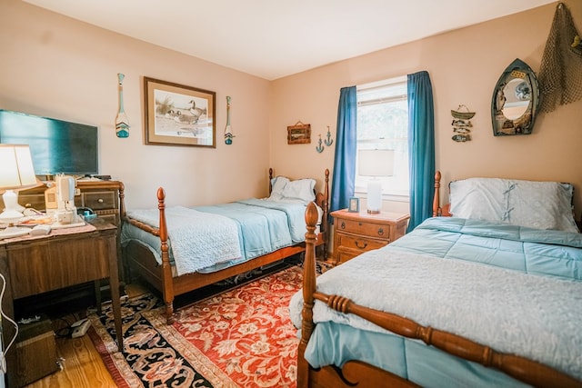 8045 Hickman Farm Ln, Wallops Island, VA 23337 - bedroom with wood finished floors