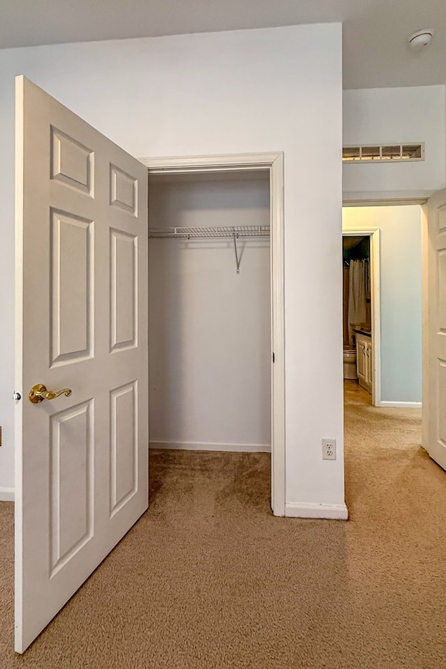 closet with visible vents