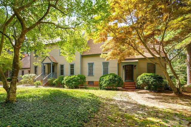 view of front of property