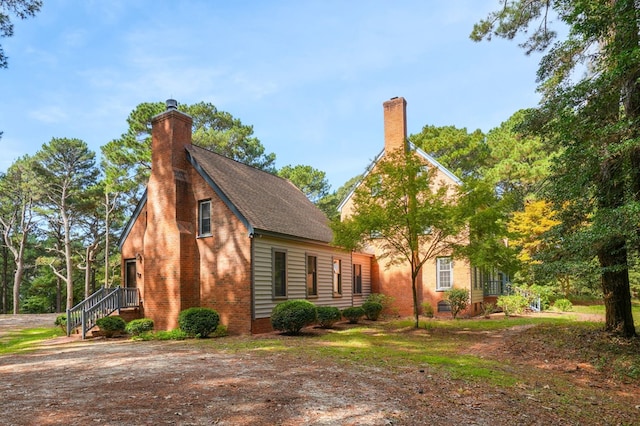 view of property exterior