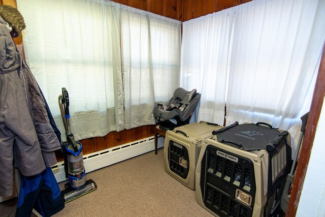 11510 Poplar Ave, Exmore, VA 23350 - laundry room featuring washer and dryer and carpet