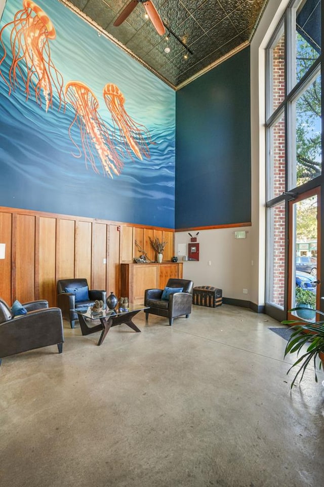 3002E Mason Ave, Cape Charles, VA 23310 - community lobby featuring a high ceiling and an ornate ceiling